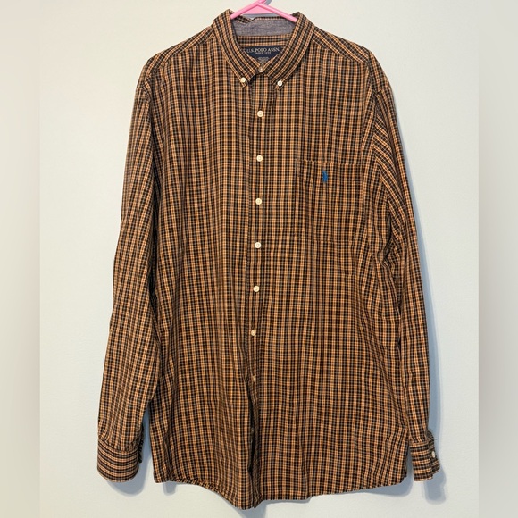 Polo Ralph Lauren Plain Men’s XLT Long Sleeve Button Down Shirt - Picture 2 of 9